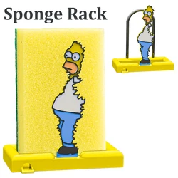 Cartoon Sink Sponge Rack Kitchen Sponge Holder Sponge Caddy Sink Sponge Holder Drying Rack Kitchen Sink Organizer Kitchen Tool