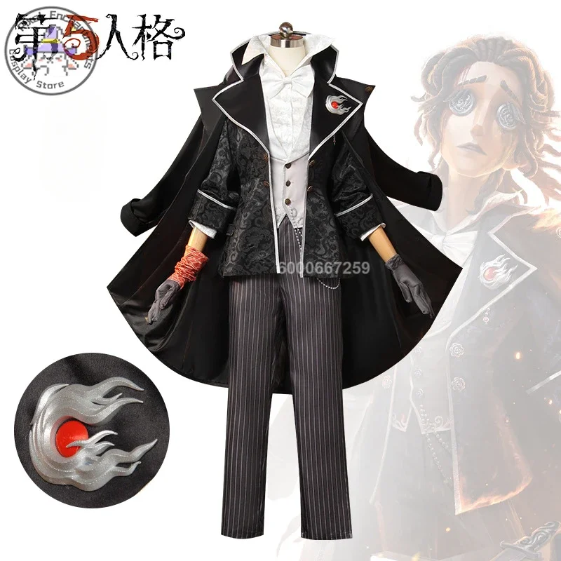 Game Identity V Composer Frederick Kreiburg Fashion Cosplay Costume The Forgotten George Uniform Halloween Party Carnival Outfit