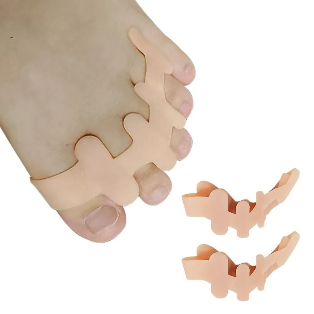 Cushion Pads Ultra Soft Toe Separators Wearable Anti-Friction Toe Straighteners Comfort Protective Bunion Corrector Men