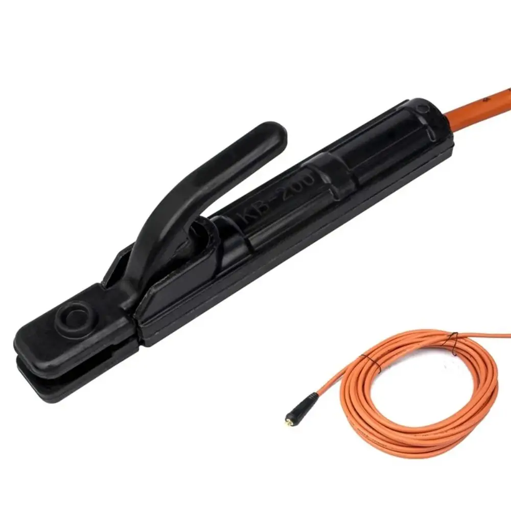 3/7/10m Welding Wire Cable 300A Heavy Duty Welding Cable High Capacity Wear Resistant Electrode Holder