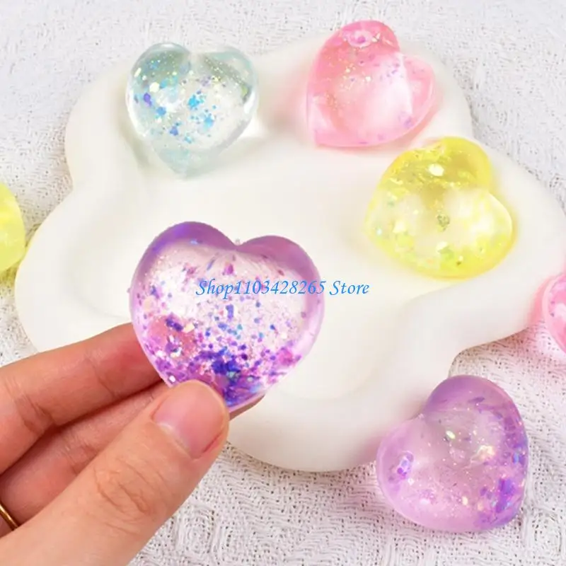 G2TE Squeeze Love Heart Pinch Toy Decompress Stretch Toy cho người lớn Cứu trợ tay người lớn