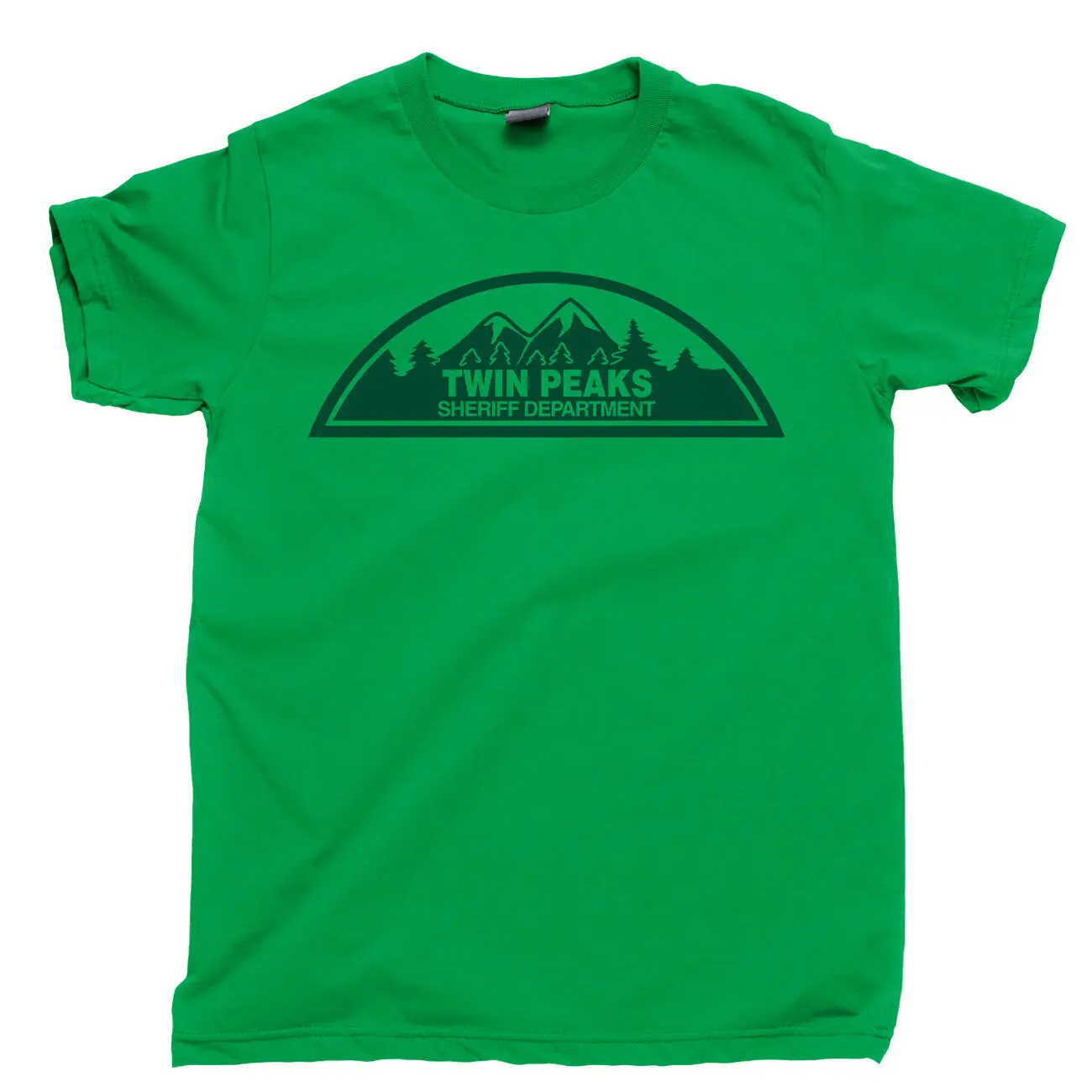 Twin Peaks Sheriff Department T Shirt Bang Bang Bar Double R Diner Owl Cave Tee