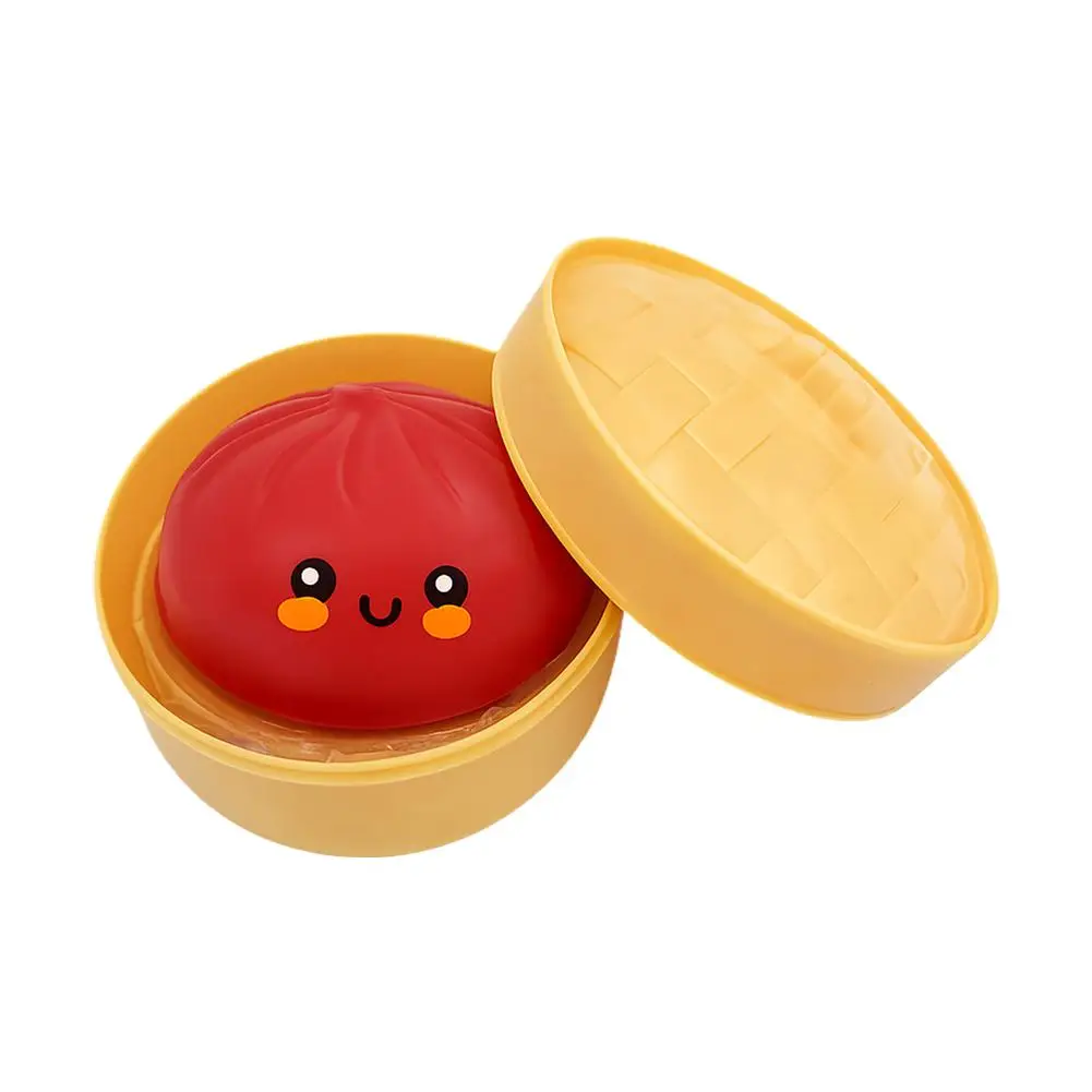 Glitter Dumpling Stressballen 2026 Virale Fidget Toy Kleurrijke Simulatie Gestoomde Bolletje Ontspanningsspeelgoed tegen Angst