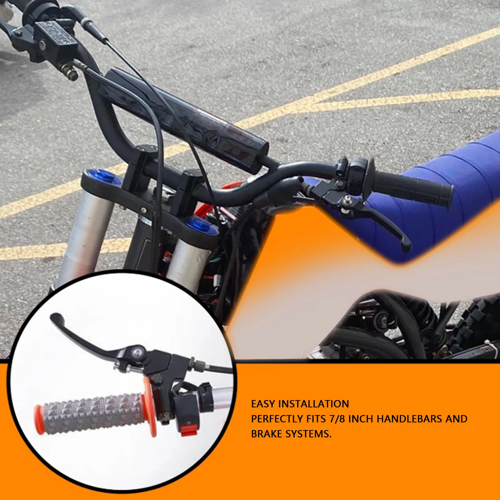 

Brake Clutch Lever Foldable Handlebar Brake Master Cylinder Clutch Lever For Pit Bike Trail Bike Off Road Motorcycles