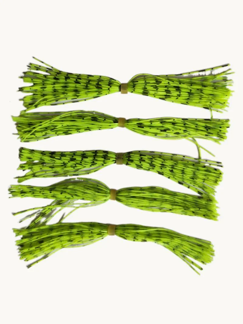

10 Bundles 50 Strands Silicone Skirts Fishing Accessories For Buzzbait SpinnerBait Jig Bass Lure SK6