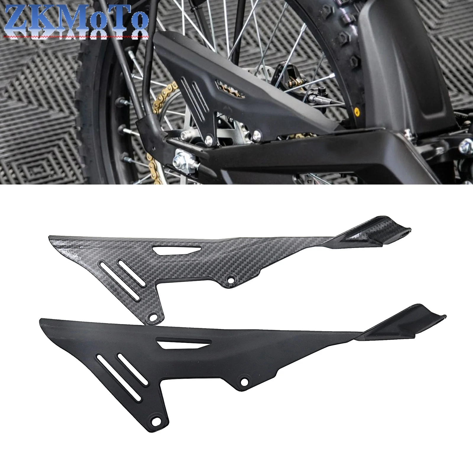 Plastikowa osłona łańcucha motocyklowego do akcesoriów motocyklowych elektrycznych Sur Ron Sur-Ron Surron Light Bee X & Light Bee S