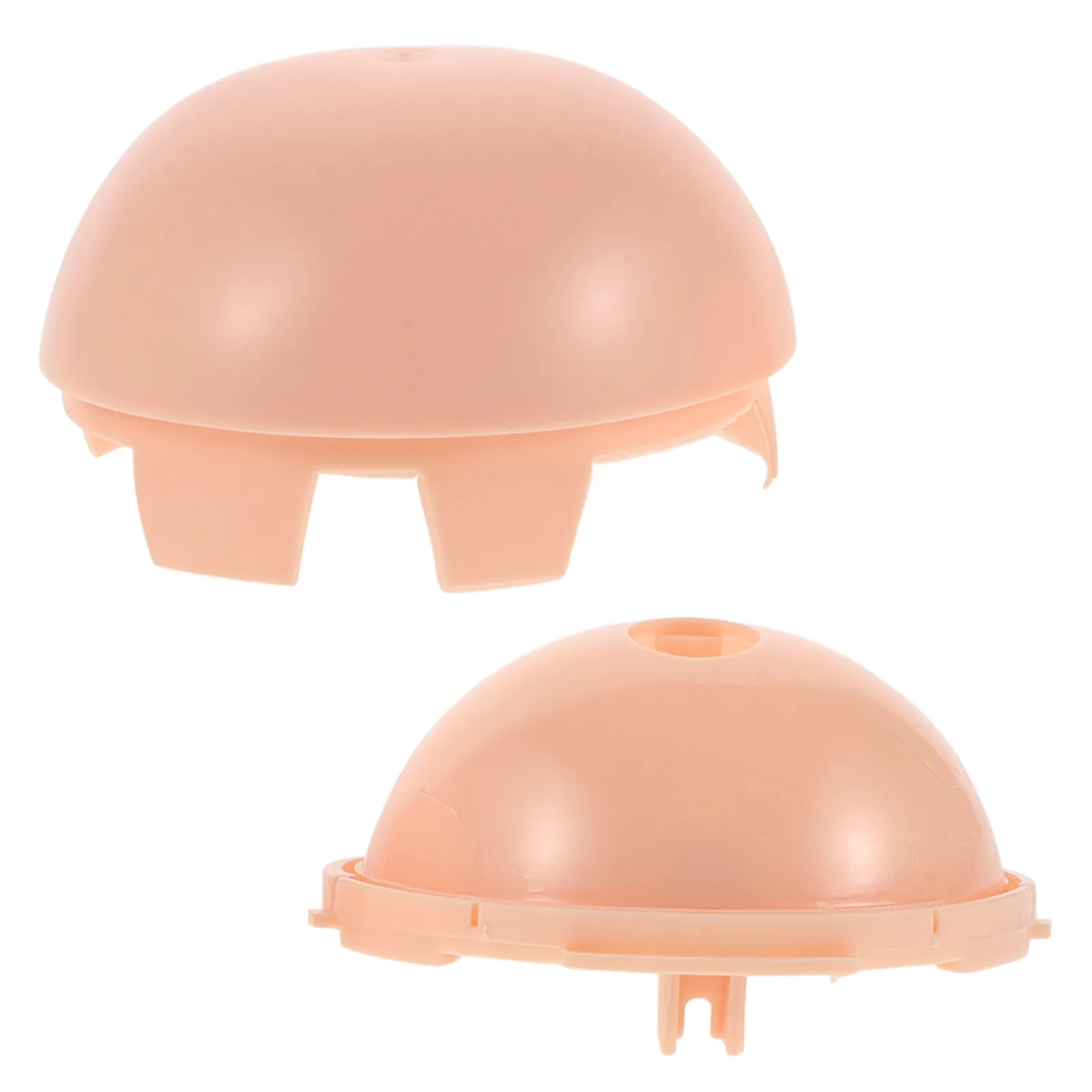 Lot de 2 accessoires de remplacement de cuir chevelu artificiel souple et rigide pour la création de têtes de mannequin réalistes – Pièce DIY