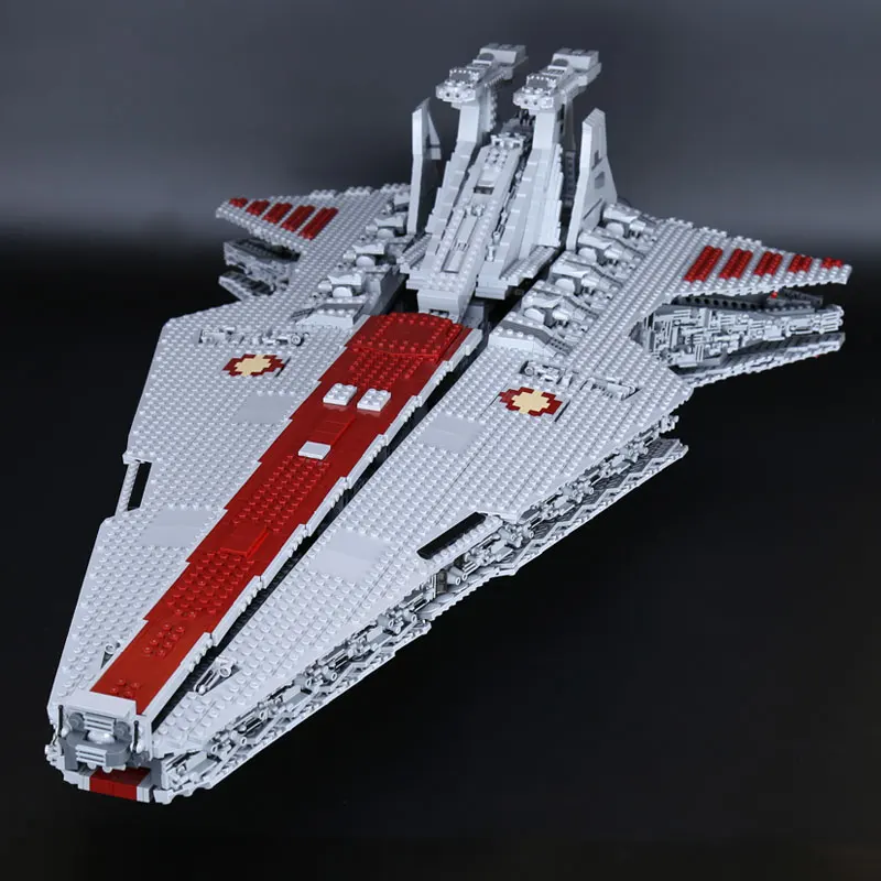 MOC-0694 Toys 05077 81067 6125Pcs Imperial Star Destroyer Republic Attack Cruiser Model Building Blocks Bricks Christmas Gifts