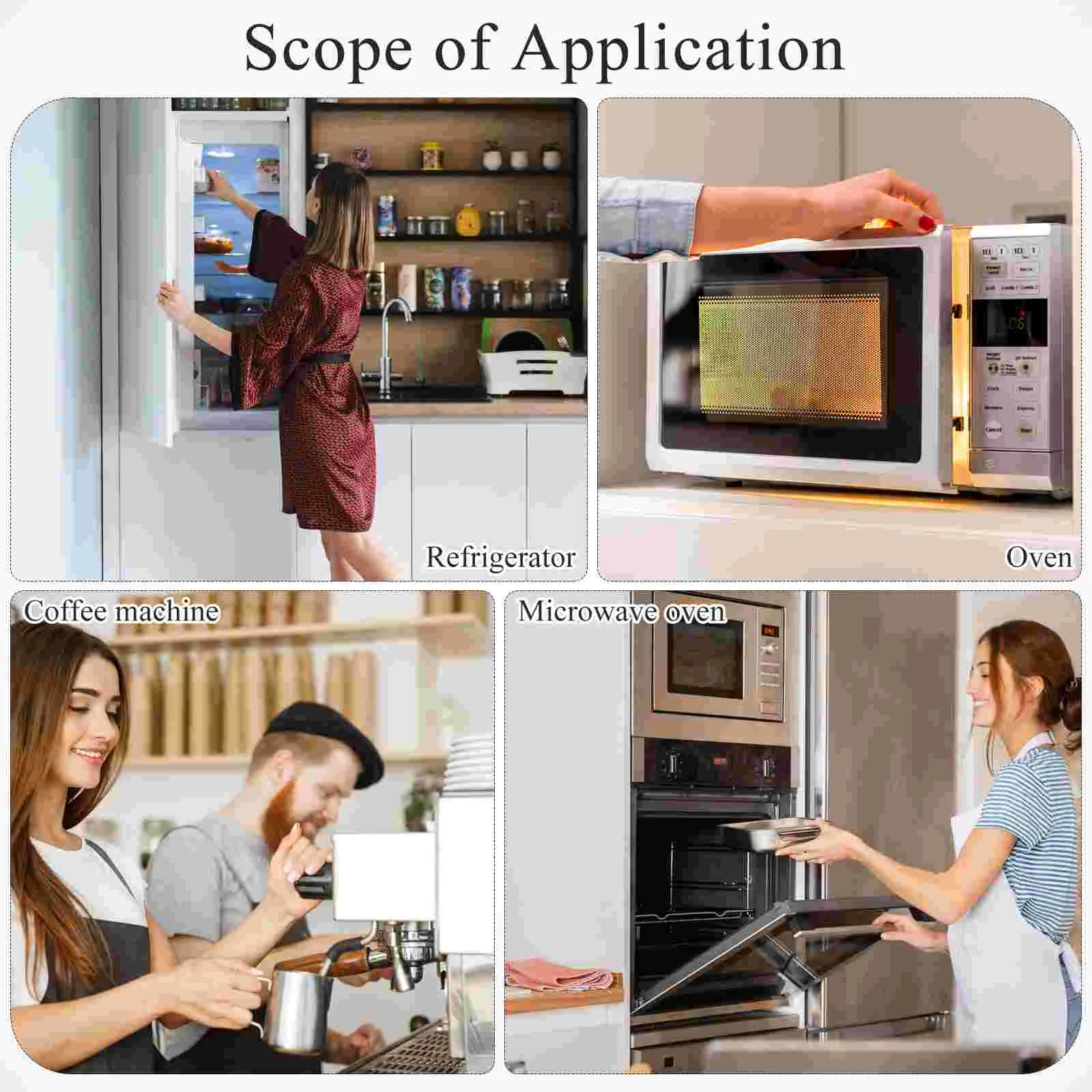 Refrigerators Scissor Sleeve Storage Holder Home Rack Spoon Organizer Black Office