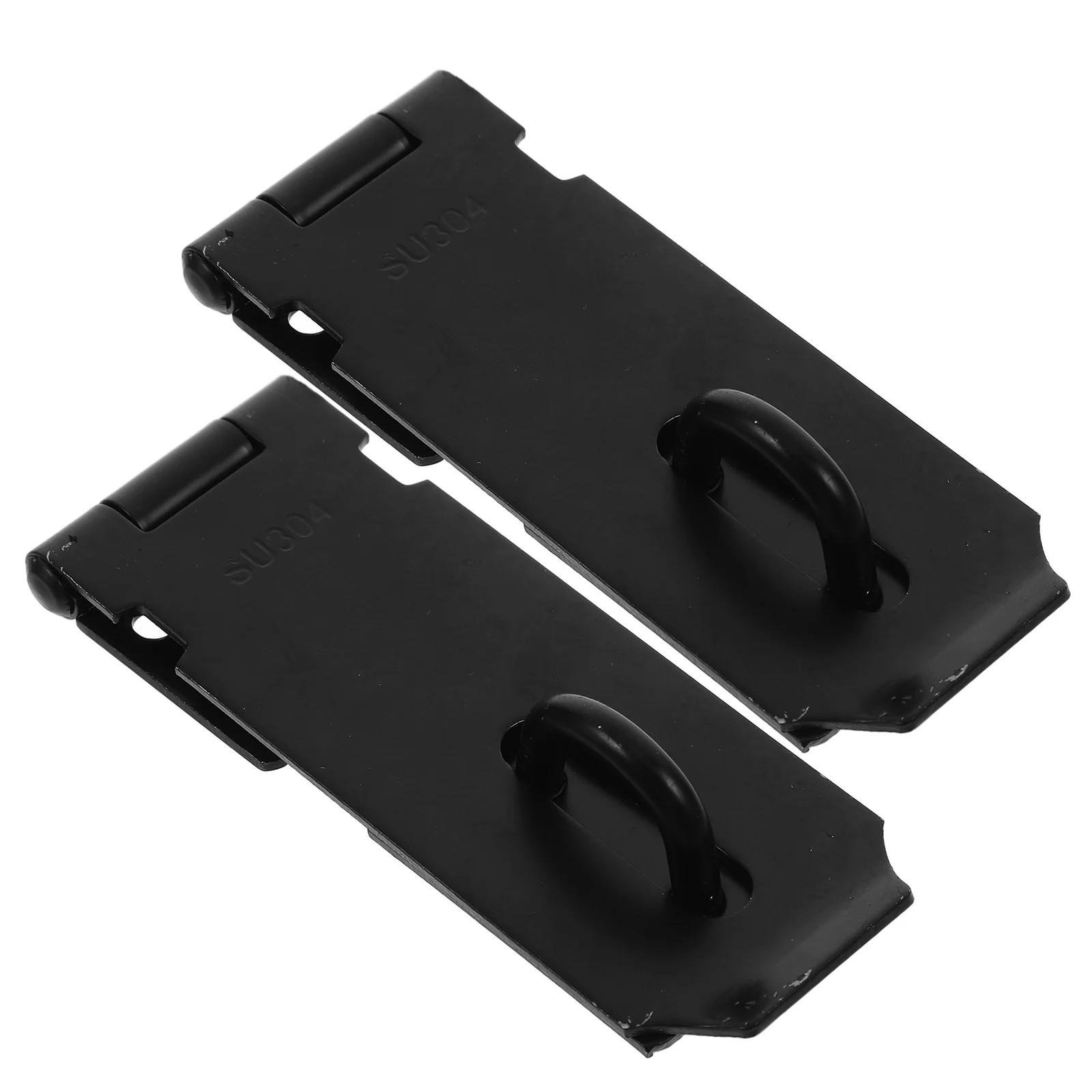 2 مجموعات الفولاذ المقاوم للصدأ غلق بمشبك مزلاج الثقيلة الحظيرة مزلاج الباب تسليط قفل قفل المفصلي بوابة قفل الأجهزة الباب غلق بمشبك قفل