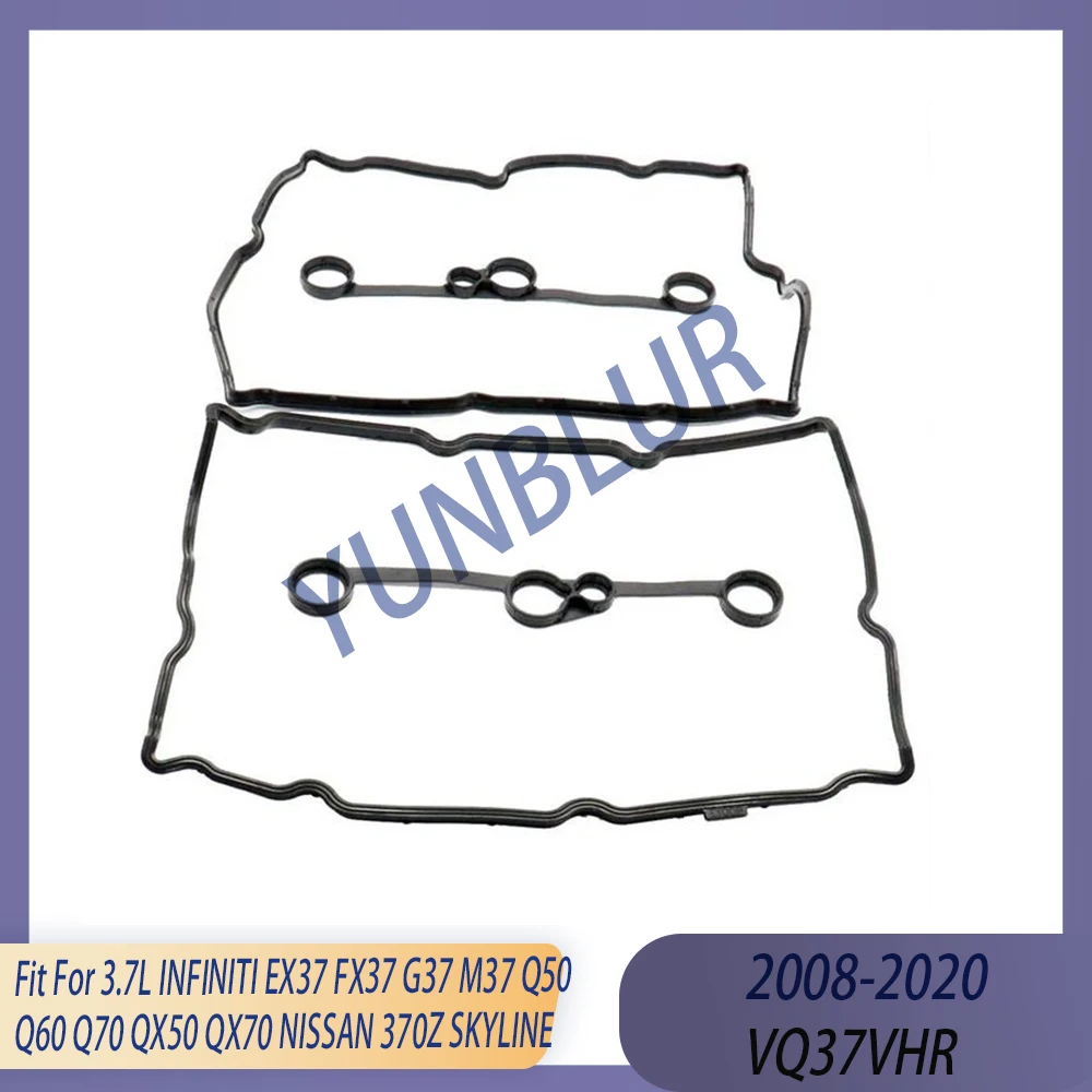 

Engine Valve Cover Gasket Set Fit 3.7 L 08-20 VQ37VHR For INFINITI EX37 FX37 G37 M37 Q50 Q60 Q70 QX50 QX70 NISSAN 370Z SKYLINE