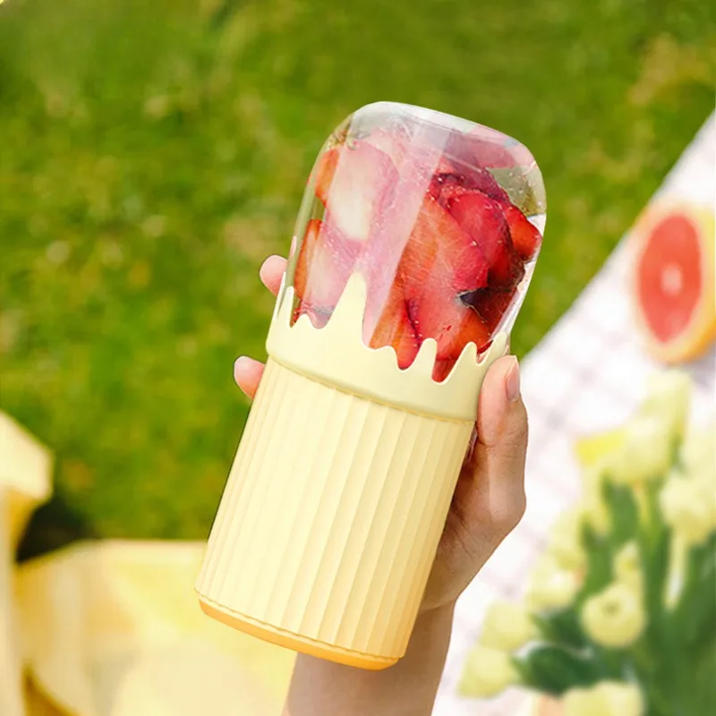 Mini Portable Blender Wireless Fruit Extractors Small Electric Juice Extractor Cup Home Original Juicer Smoothies Mixer