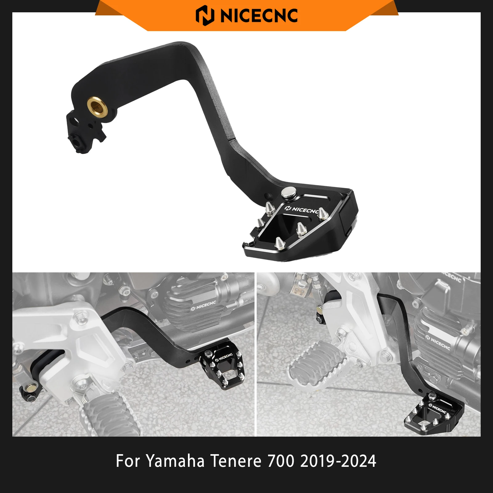 Para yamaha tenere 700 2019-2024 pedal de alavanca de freio traseiro tenere 700 rally/world raid/world rally padrão tenere 700 acessórios