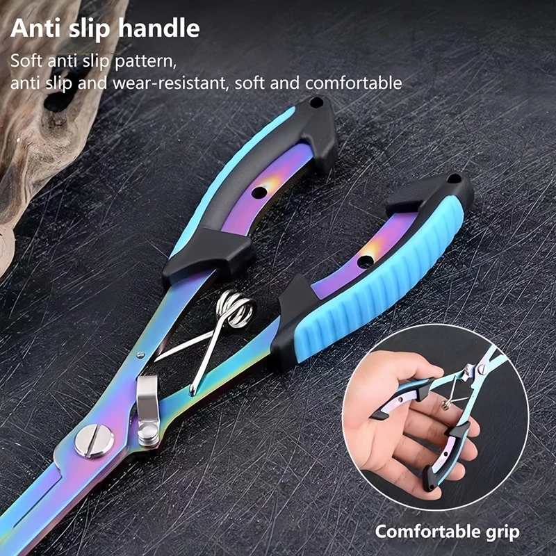 Fishing Line Cutter - 1Pc Multi-functional Fishing Pliers Anti-Slip Stainless