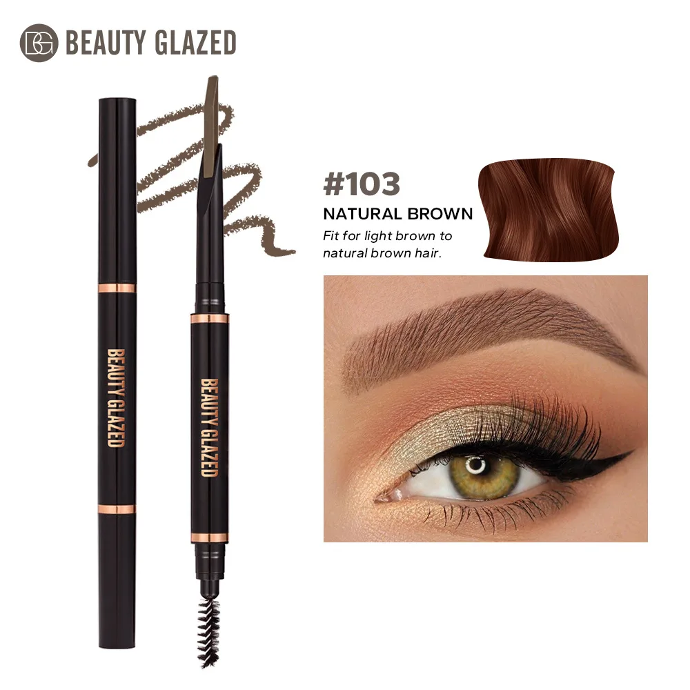 

The double-headed automatic eyebrow pencil has long-lasting eyebrow powder and is not easy to smudge. It is a beginner's eyebrow