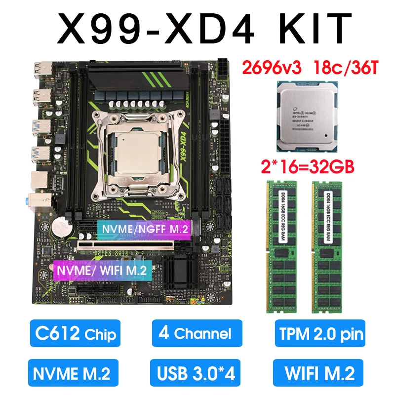 Xeon e5 2699 v3 motherboard-AliExpress