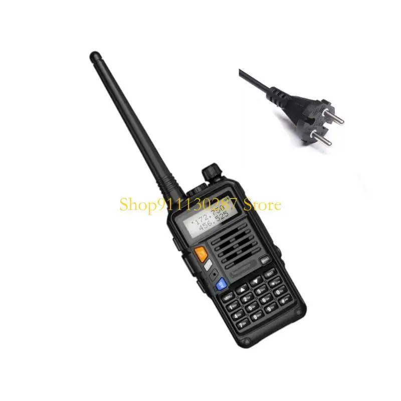 أجهزة اتصال لاسلكية J1HC مزدوجة النطاق 10 وات مع راديو FM ومصباح LED سهل الاستخدام للاتصال بالأنشطة الخارجية #4