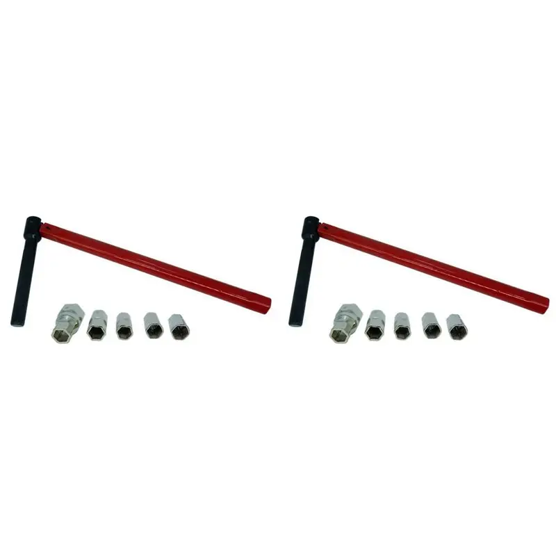 

AT43-2X Socket Wrench Faucet Wrench Set 8-13Mm Plumber Manual Tool Faucet Maintenance