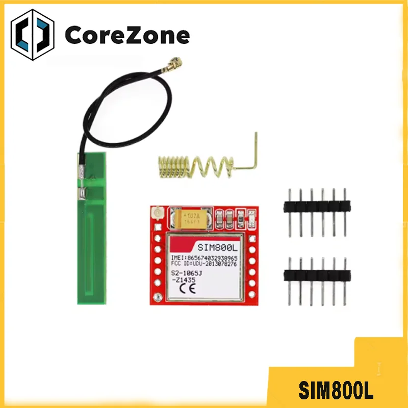 SIM800L GPRS GSM Module Kit MicroSIM Card Core BOard Quad-band TTL Serial Port