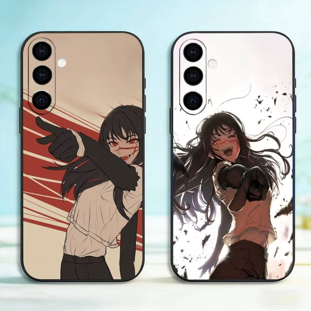 C-Chainsaw M-Man Mitaka Asa Phone Case Black Silicone Soft For Samsung Galaxy A73,A72,A71,A70,A53,A52,A51