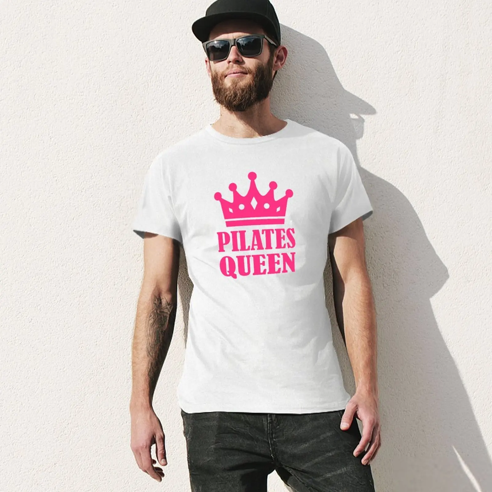 T-shirt Pilates Queen Crown pour hommes, nouvelle édition, tops d'été, t-shirts personnalisés, concevez votre propre t-shirt