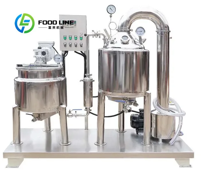 Industrial Honey Vacuum Concentrator Sealed vacuum chamber block outside pollutants to maintain pure quality during