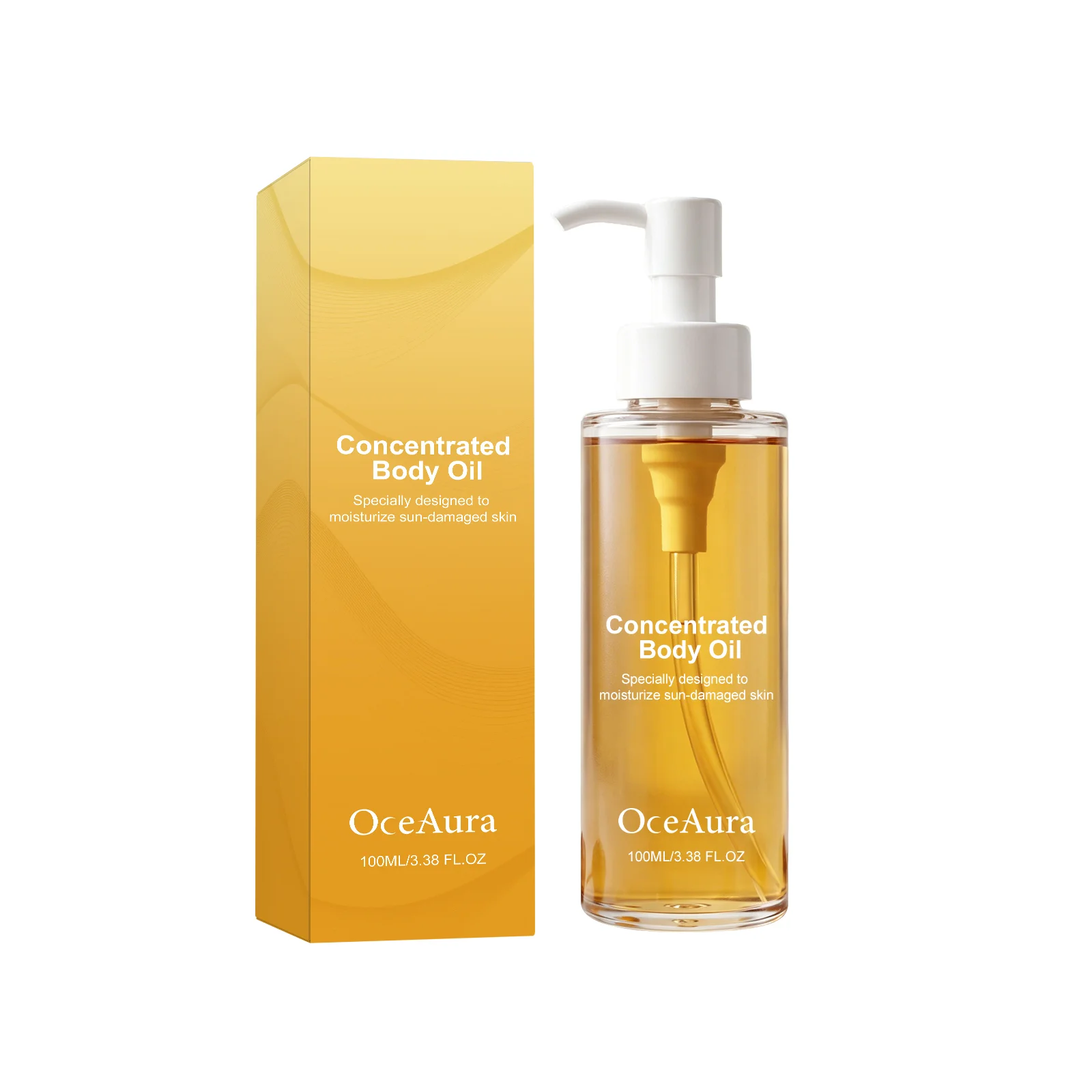 Sun Damaged Skin Body Oil Boost Skin Elasticity Skin Barrier Repair Firming Lifting Smoothing Deep Moisturizing Body Care 100ml