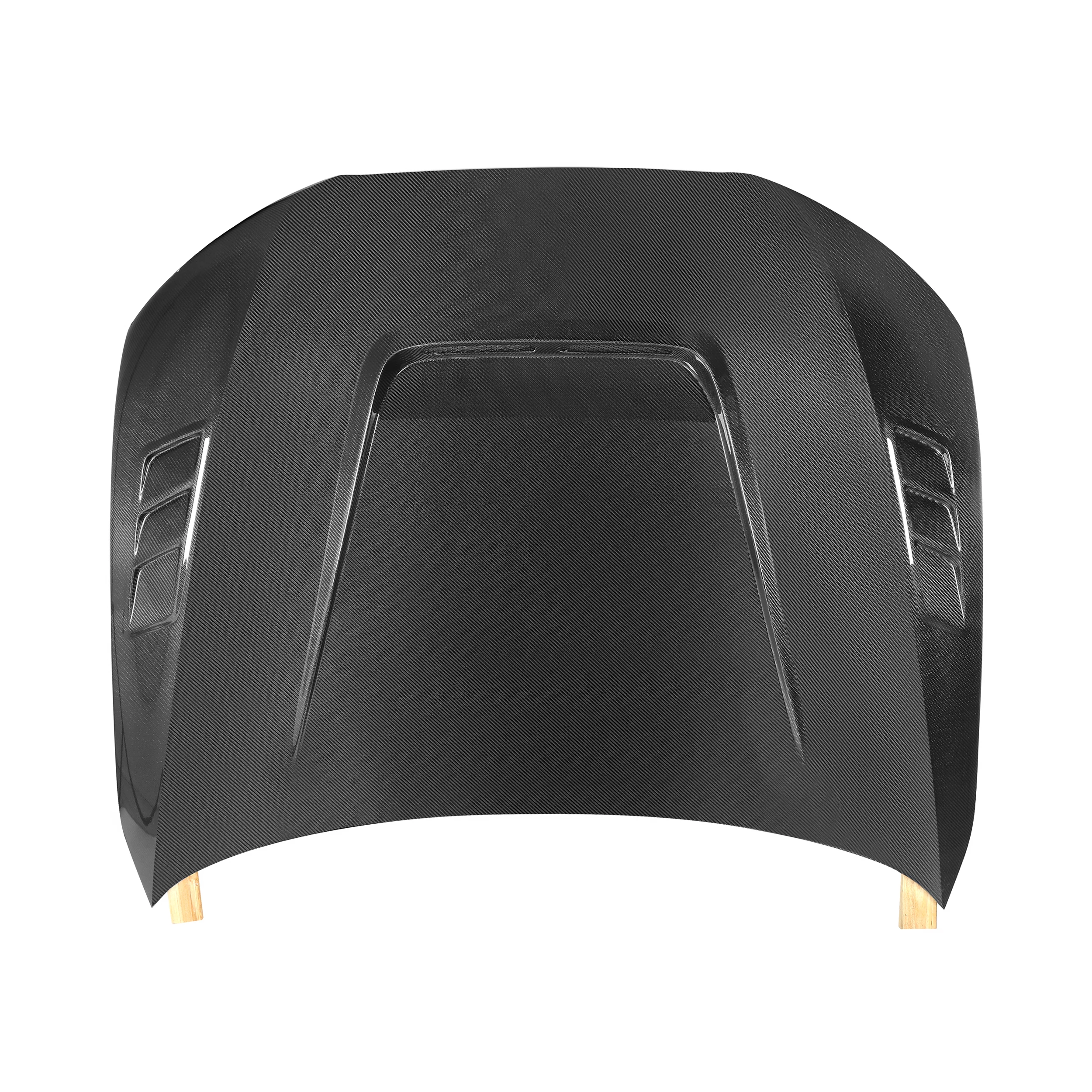 

Real Carbon Fiber V Style Front Hood For Audi A4 S4 RS4 B8.5 2013-2016 Car front lever cover A4 Front Hood