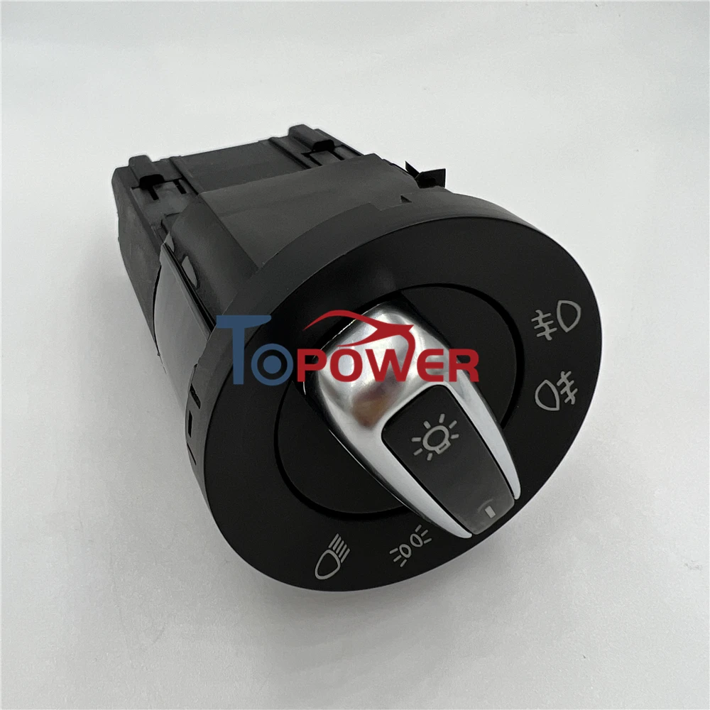 Chrome Headlight Control Switch Fog Light Control Switch Button 3BD941531A For 1999-2010 Beetle Passat Jetta Bora MK4 Golf