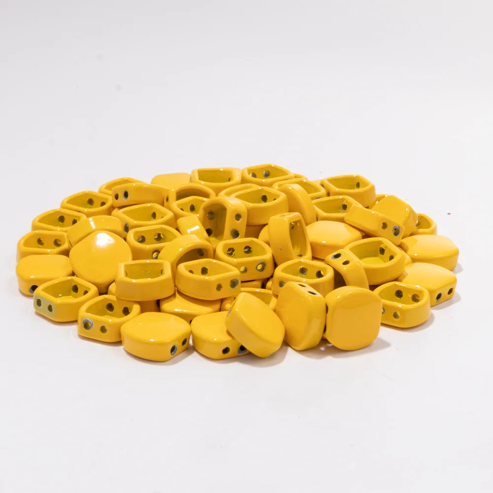 Bohemian Style Colorful Enamel Honeycomb Beaded Loose Beads Personality DIY Enamel Bracelet Beaded Accessories Material