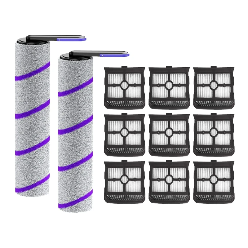 Accessoires pour aspirateur Narwal S20 Pro / Rowenta X-Clean 10, brosse à rouleau, filtre Hepa, lame d'essuie-glace, pièces de rechange