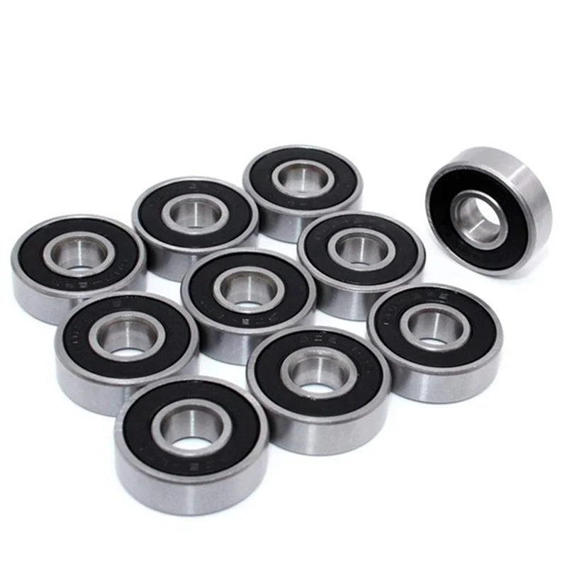 

A23E-100 Piece 608-RS Skateboard Bearing, Rolling Bearing Silver Size: 8X22x7mm Easy Install