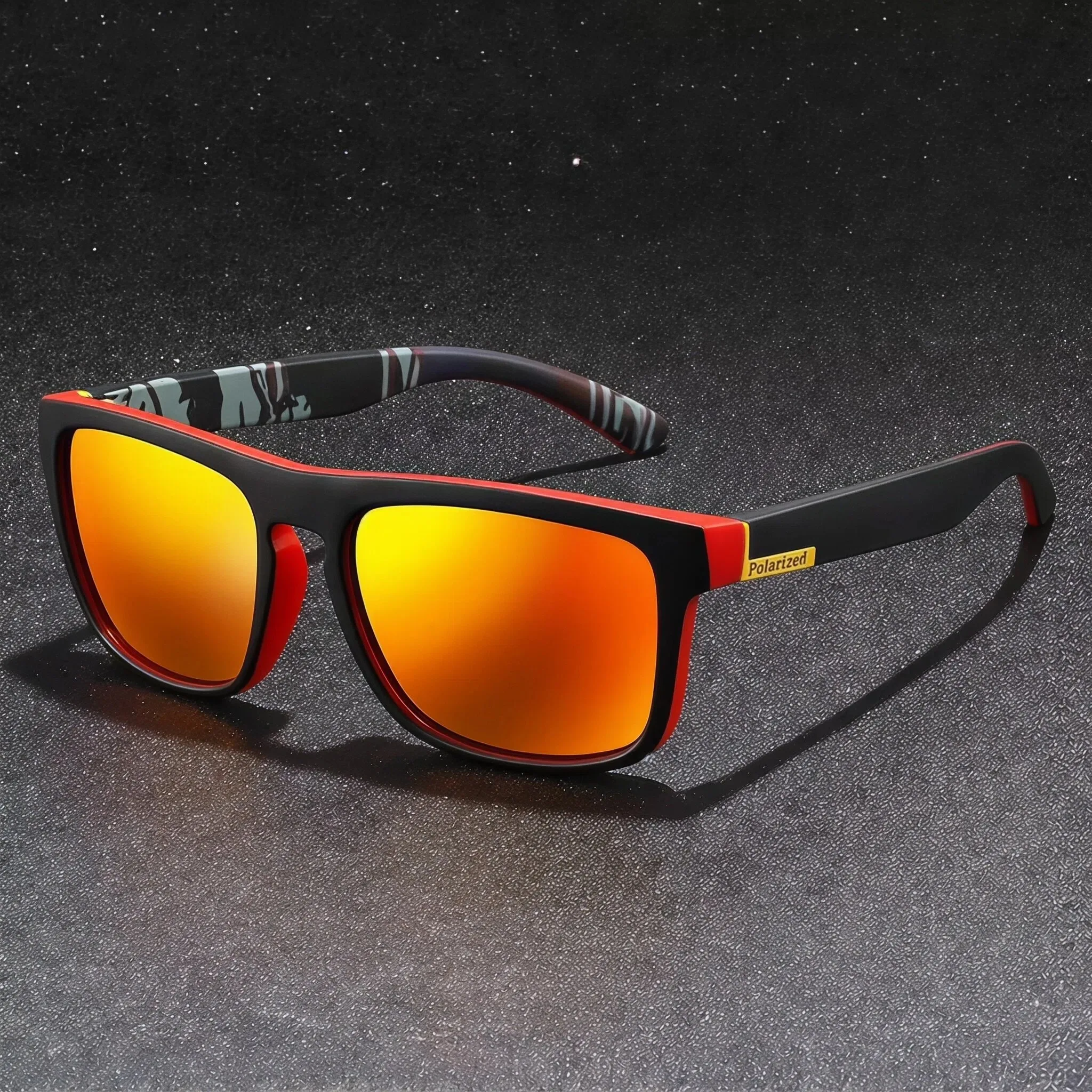 Neue Mode Guy Sonnenbrille Polarisierte Sonnenbrille Männer Klassisches Design Spiegel Quadrat Damen Sonnenbrille Frauen