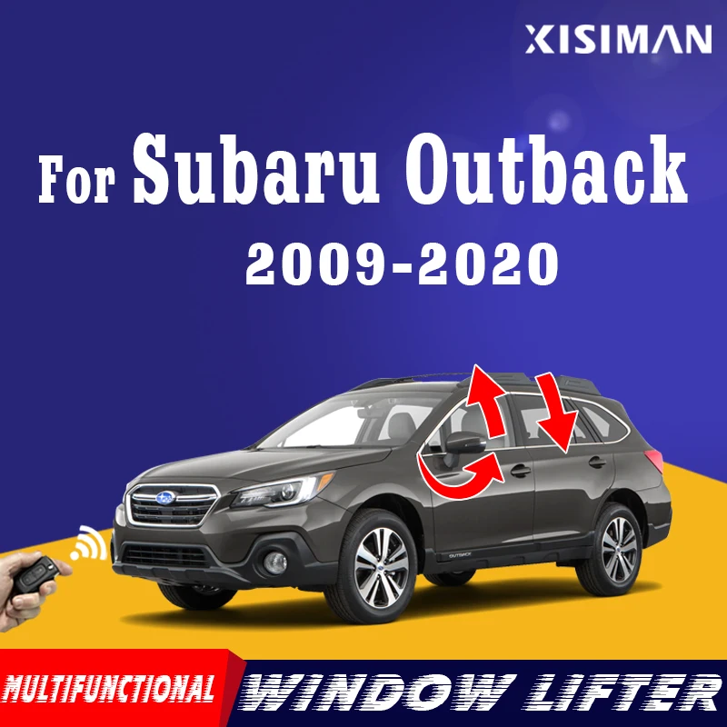 

Автомобильная система стеклоподъемника с электроприводом для Subaru Outback 2009-2020, складное зеркало + оконный доводчик, аксессуары для замыкания и открытых окон
