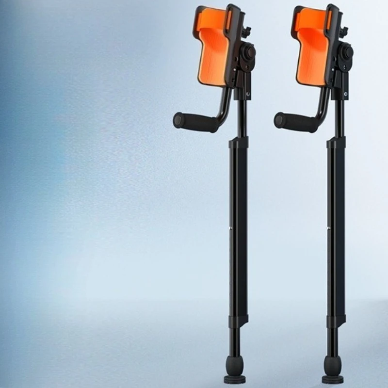 

Young People Orthopedic Mobility Aids Walking Stick Portable Folding Forearm Crutches Pair Medical Elbow Crutches, Arms Crutches
