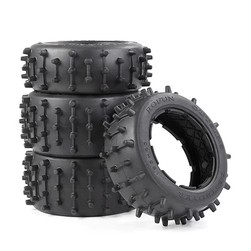 Wear-resistant Large Nail Tire Tread Assembly For 1/5 ROFUN HPI BAJA 5B