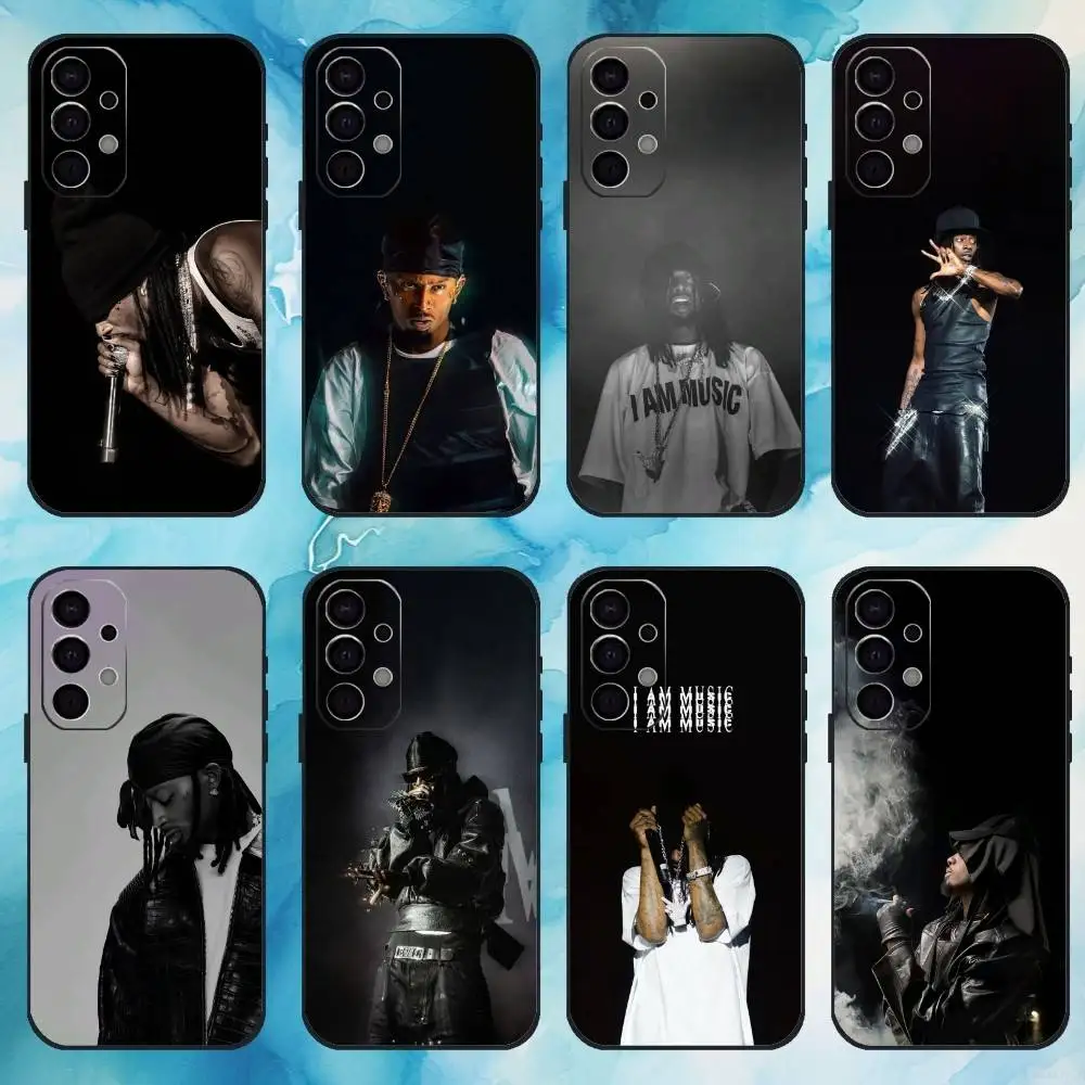 

Opium Rap Playboi Carti Phone Case For Samsung Galaxy A73,A72,A71,A70,A53,A52,A51,Soft Silicone Black Cover