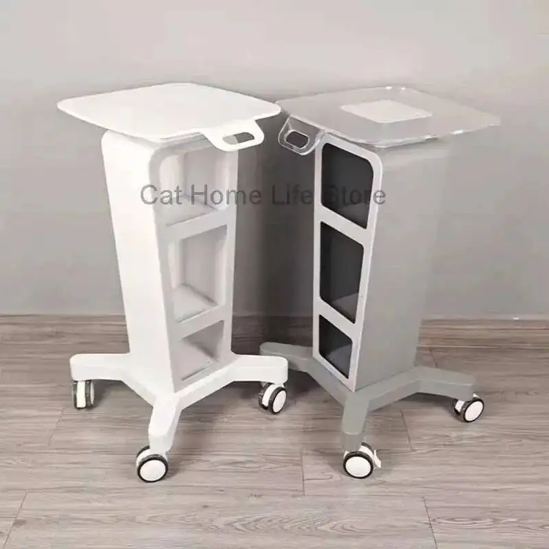 

Beauty Instrument Trolley Cart SPA Silent Universal Rollers Medical Multifunction Beauty Storage Carro Auxiliar Barber Equipment