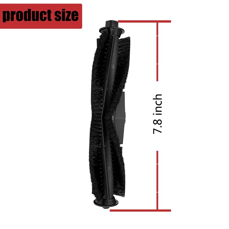 Escova do rolo principal para aspirador de pó proscenic, acessórios compatíveis com m7pro, m7max, m8, 2 peças