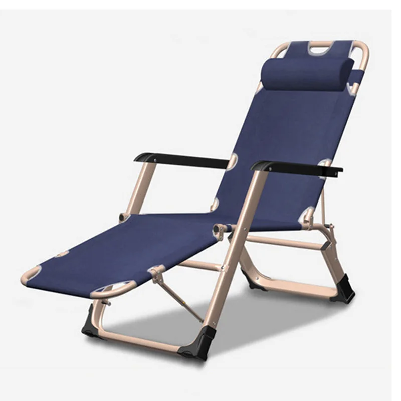 Hot sale solid adjustable headrest outdoor sunbed folding zero gravity recliner chair