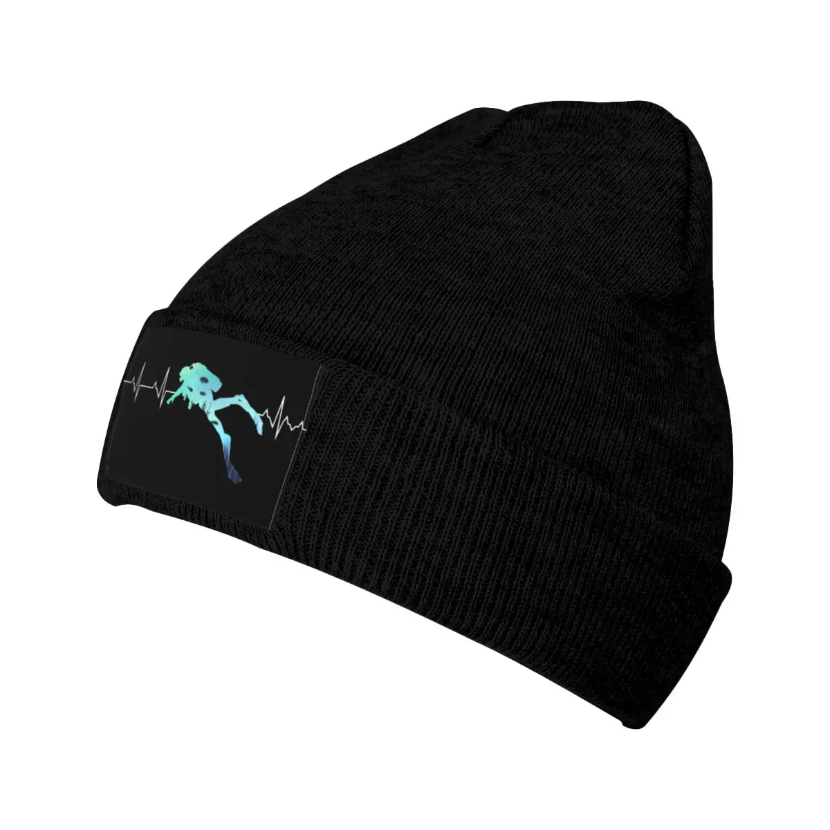 مخصص الغوص ضربات القلب Skullies Beanies قبعات للجنسين شتاء دافئ متماسكة قبعة النساء الرجال موضة الكبار الغوص الغواصين بونيه القبعات