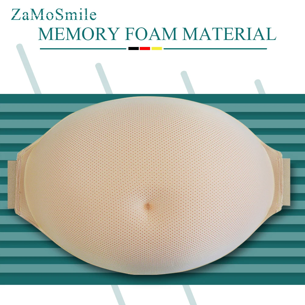 Artificial Fake Belly Prosthesis Sponge Pregnancy Light Breathable Fake Belly Pregnant Surrogacy for Male and Female Actor