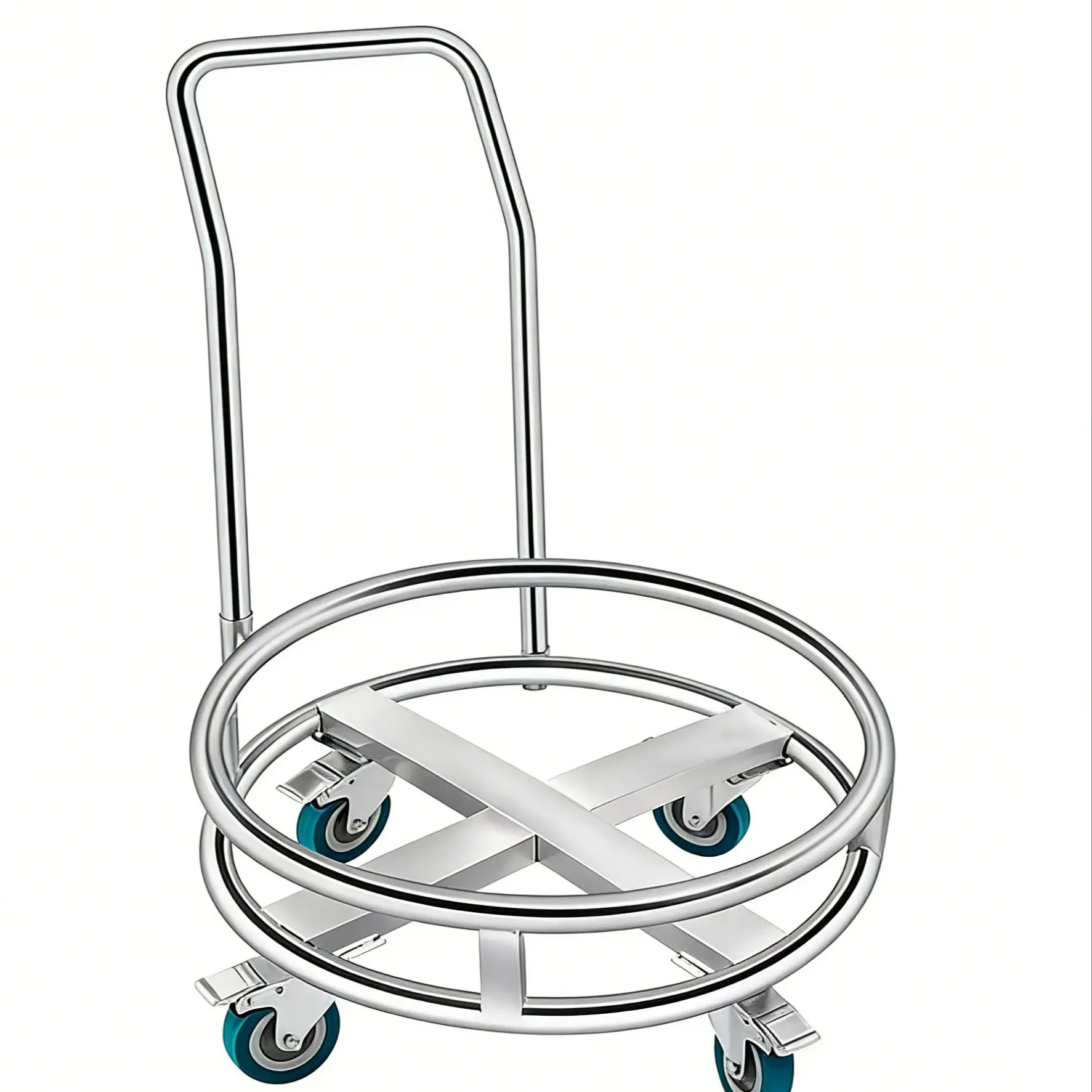 

Тележка-стеллаж для пароварки из нержавеющей стали с круглыми универсальными колесами, усиленная, для транспортировки