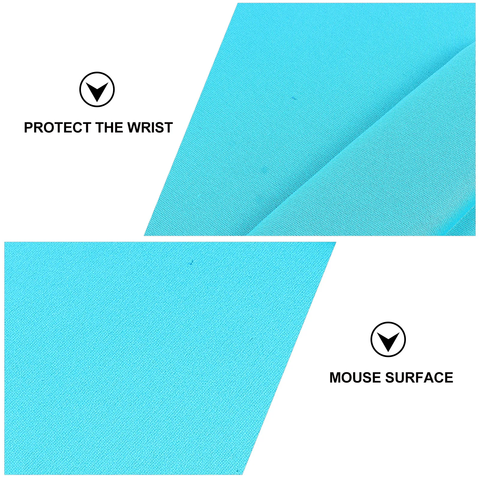 Smooth Touching Memory Cotton Wrist Rest Mouse Pad Ergonomic Design for Office Workers Gamers Students Teachers