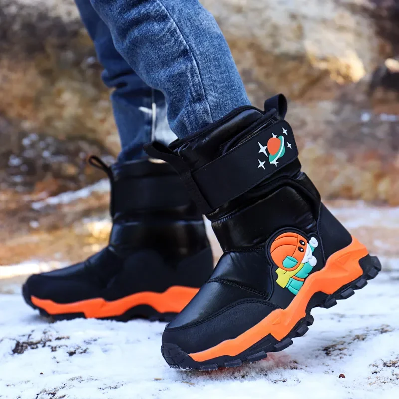 Good Quality Children Winter High Top Boots New Arrival Kids Girls Snow Boots Climing Shoes Waterproof for 5 To 9Y  2012