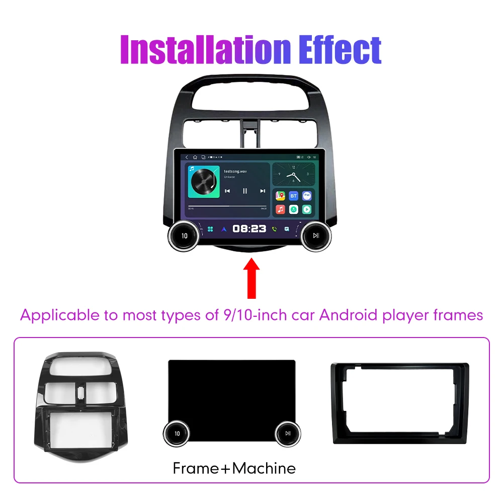 11.8 بوصة 2K مقابض مزدوجة 2 الدين راديو السيارة لهوندا سبارك 2010-2014 راديو السيارة DVD الوسائط المتعددة مشغل فيديو أندرويد السيارات Carplay