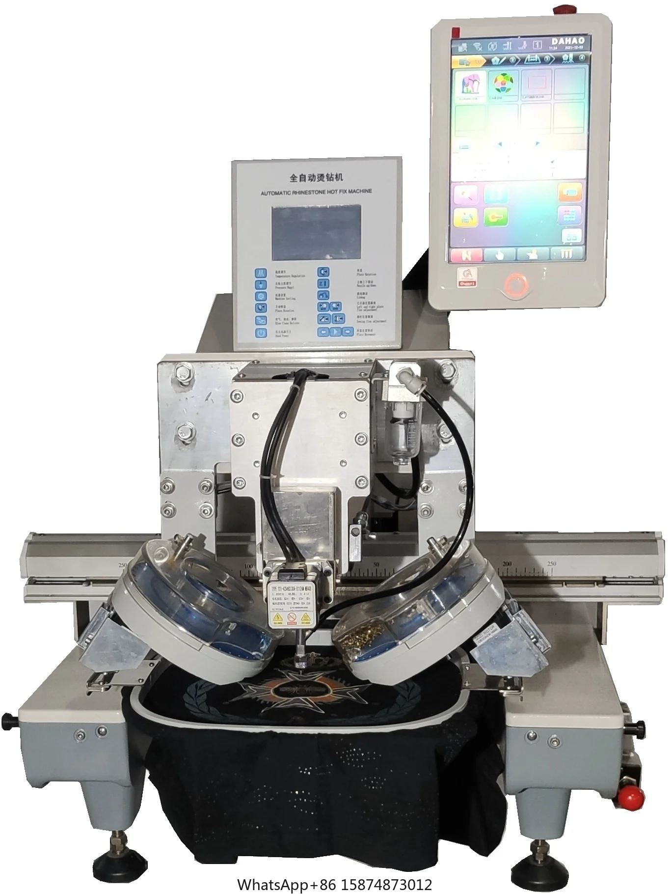 Automatische Strass Machine Ultrasone Hot Fix Strass Instelling Machine Overdracht Strass Motief Overdracht