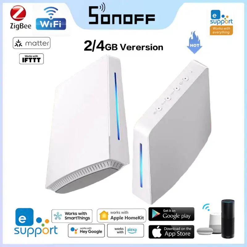 SONOFF IHost Smart Home Hub AIBridge 2GB/4GB Zigbee 3.0 Gateway Private Local Server Compatible With Wi-Fi LAN Devices Open API