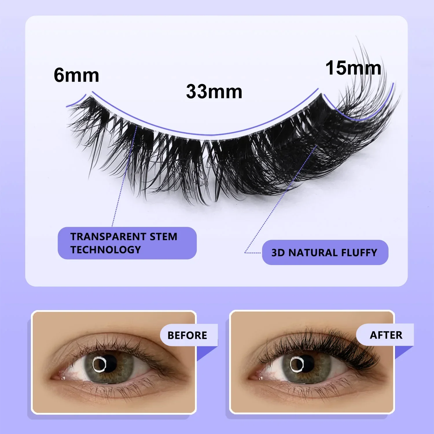 キャットアイラッシュ ソフトナチュラルフェイクミンクまつげ つけまつげ ナチュラルルック ウィスピー ウィングエンド アイエロンゲイテッドメイク