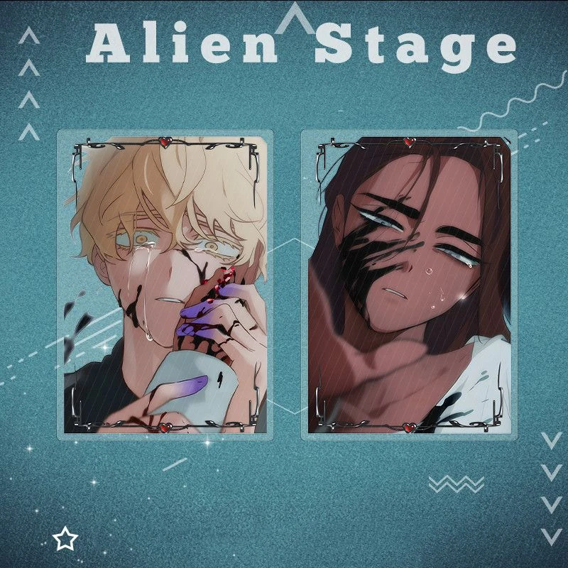 أنيمي الغريبة المرحلة ميزي سوا حتى إيفان هيونا لوكا تأثيري بطاقة بولي كلوريد الفينيل بطاقات شفافة 2 قطعة/المجموعة اكسسوارات حلية زخرفية الدعامة #3